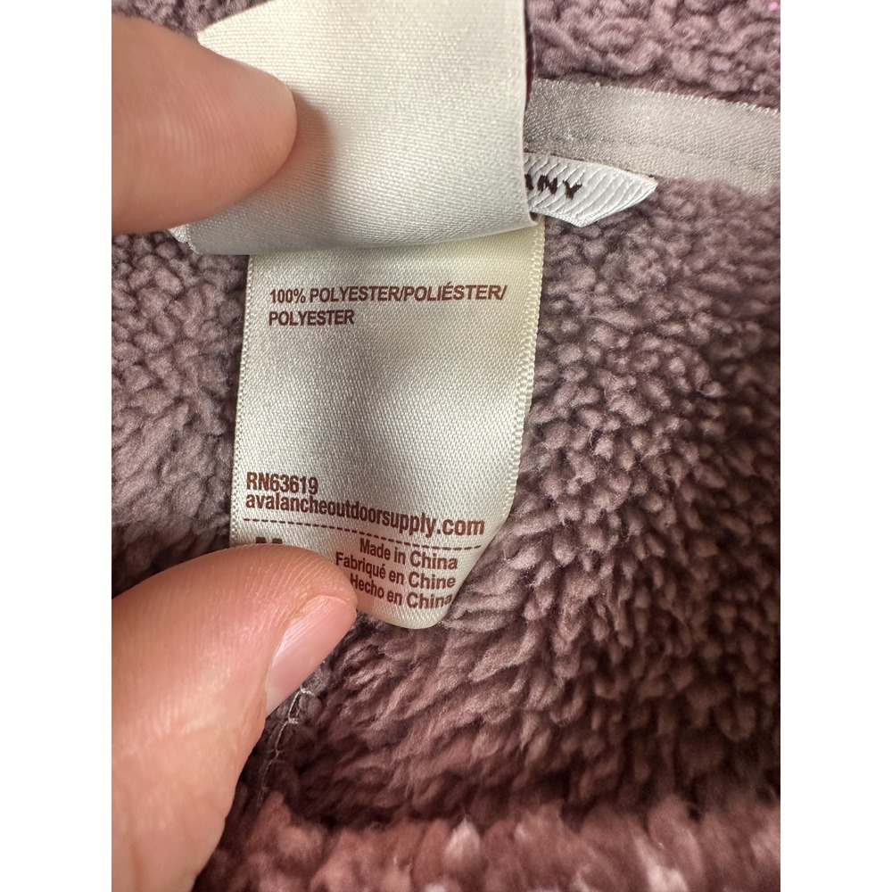 Avalanche Outdoor Supply Sweatshirt Womens M White Aztec Print Fleece Cowl Neck‎ - Picture 3 of 7